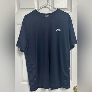 Nike Vintage Sportswear Athletic Jersey Mesh Tee Navy Blue Men’s Size XXL